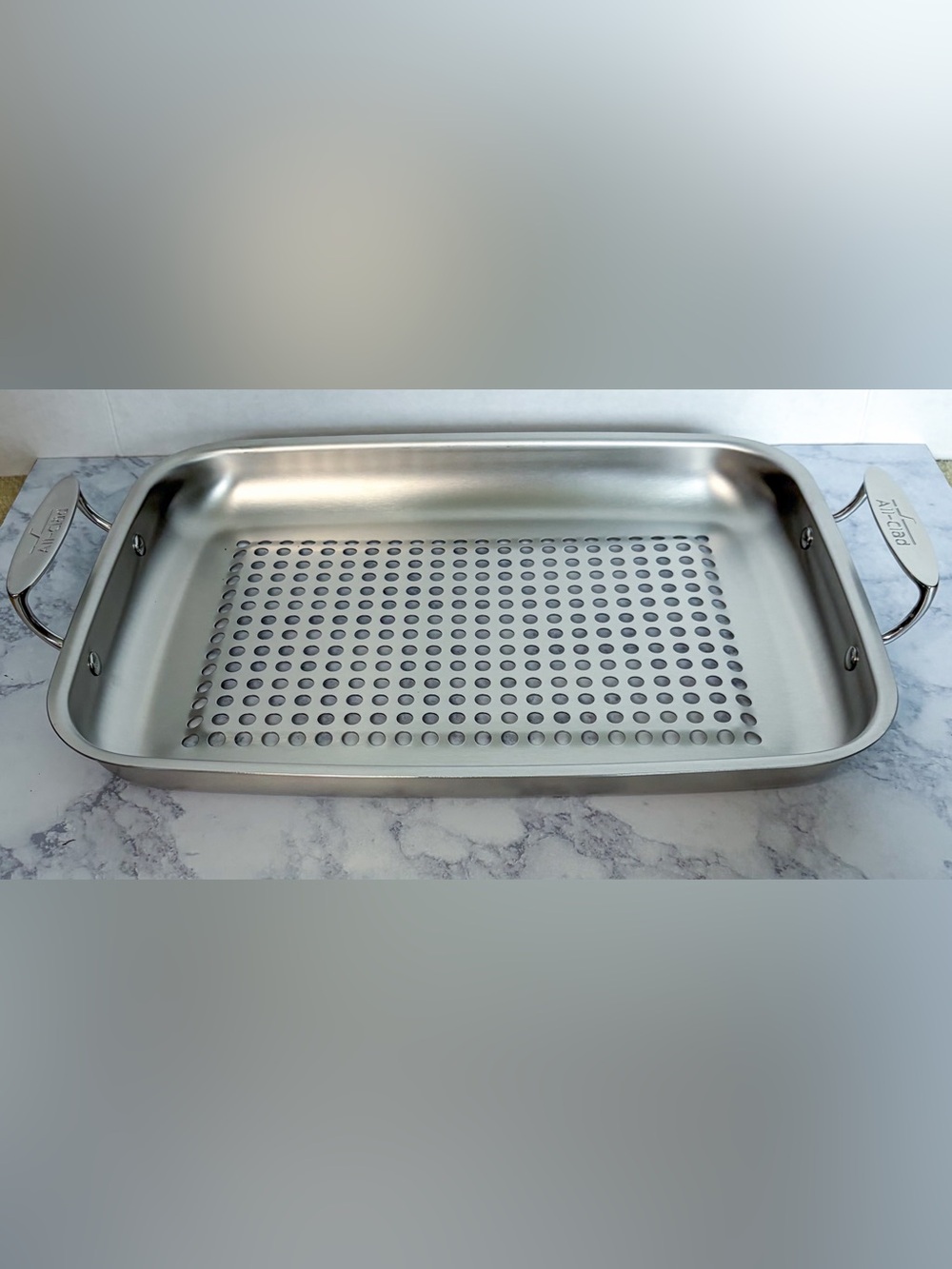 All-Clad Perforated Stainless Steel Outdoor Roasting Pan